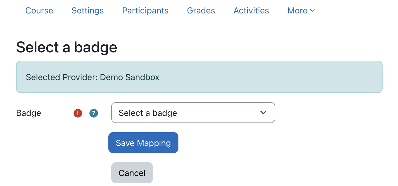 Navigatr badge selection