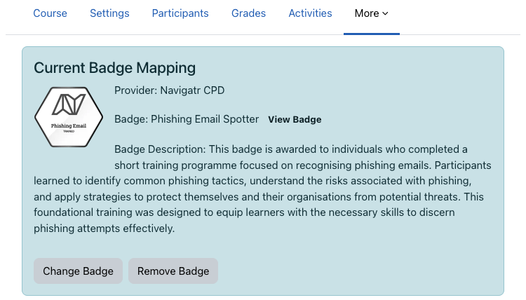 Navigatr badge mapping